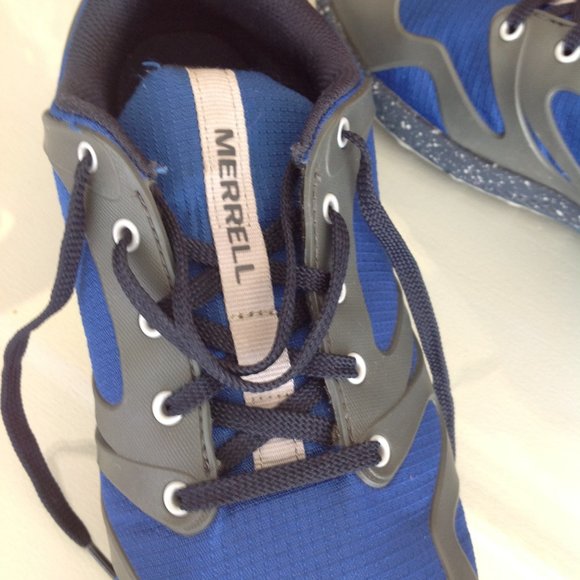 Sz 6.5 Blue & Gray Merrell Athletic Shoes - Picture 4 of 7